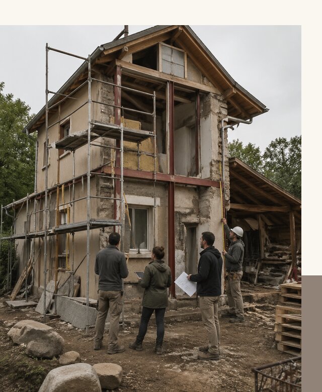 Реконструкция загородного дома под ключ в Саяногорске от бюро